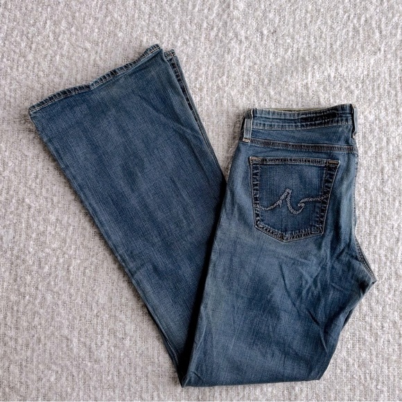AG Adriano Goldschmied The Club
Jeans Women's 31R Blue Denim
Boot Cut USA Made - Picture 6 of 13